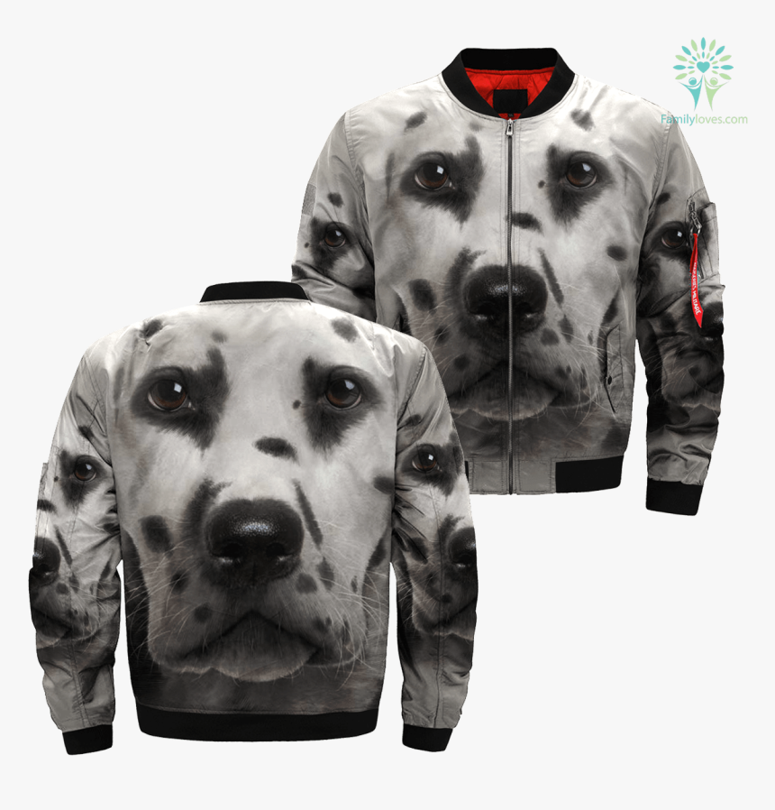 Dalmatian Over Print Jacket %tag Familyloves - Love Dog 3d All Over Printed Shirts, HD Png Download