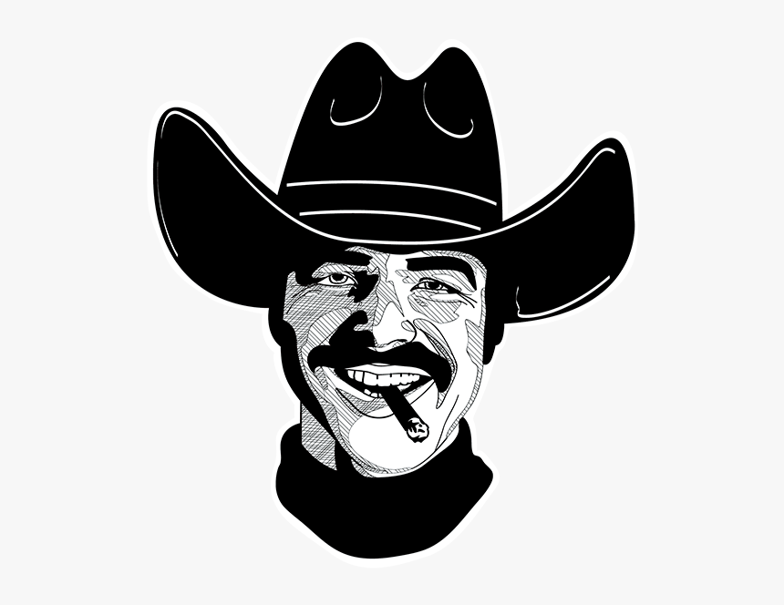 Transparent Mustach Png - Burt Reynolds Clipart, Png Download