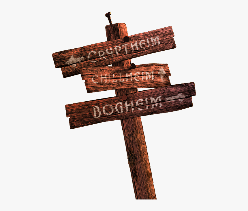 Wooden Post Png Download - Wood Sign And Post Transparent, Png Download