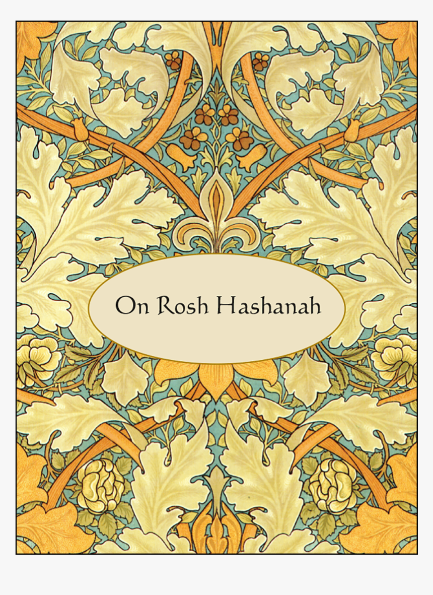 Cover Of Jewish New Year Rosh Hashanah Card - William Morris Full Color Patterns And Designs, HD Png Download