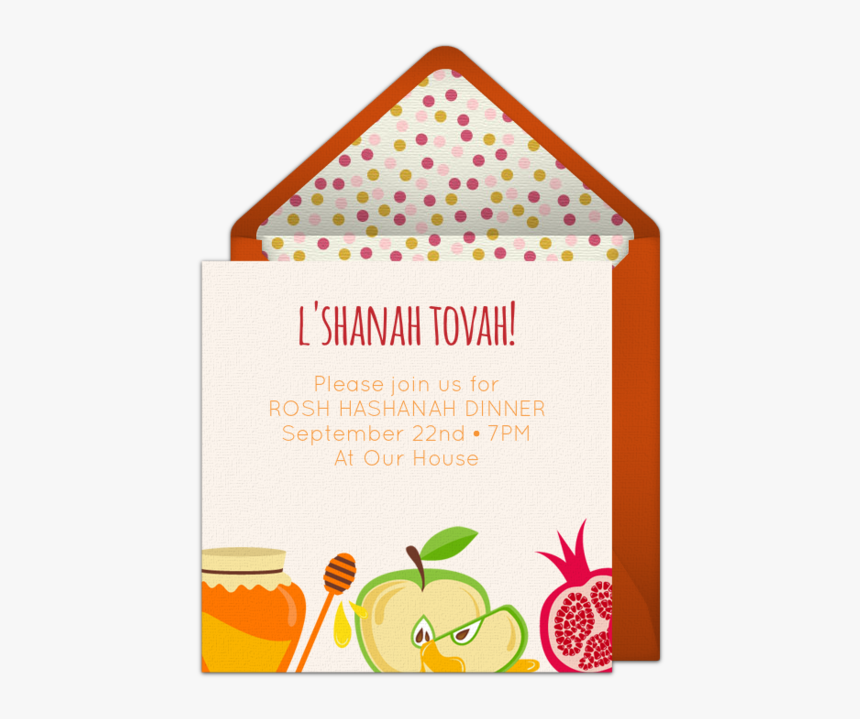 Rosh Hashanah Dinner Invitation, HD Png Download