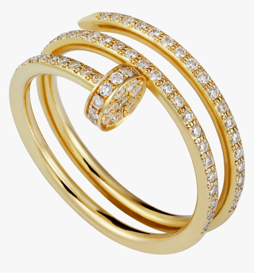 Jewelry Ring Png - Cartier Juste Un Clou Dia Ring, Transparent Png