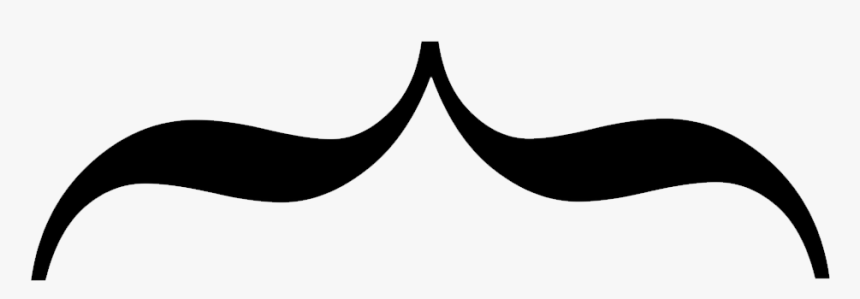Mustache Clipart Black And White, HD Png Download