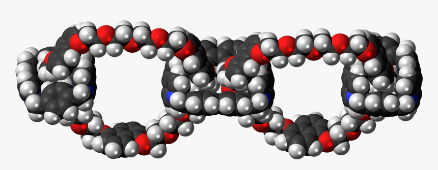 Olympiadane Molecules Spacefill - Olympiadane, HD Png Download