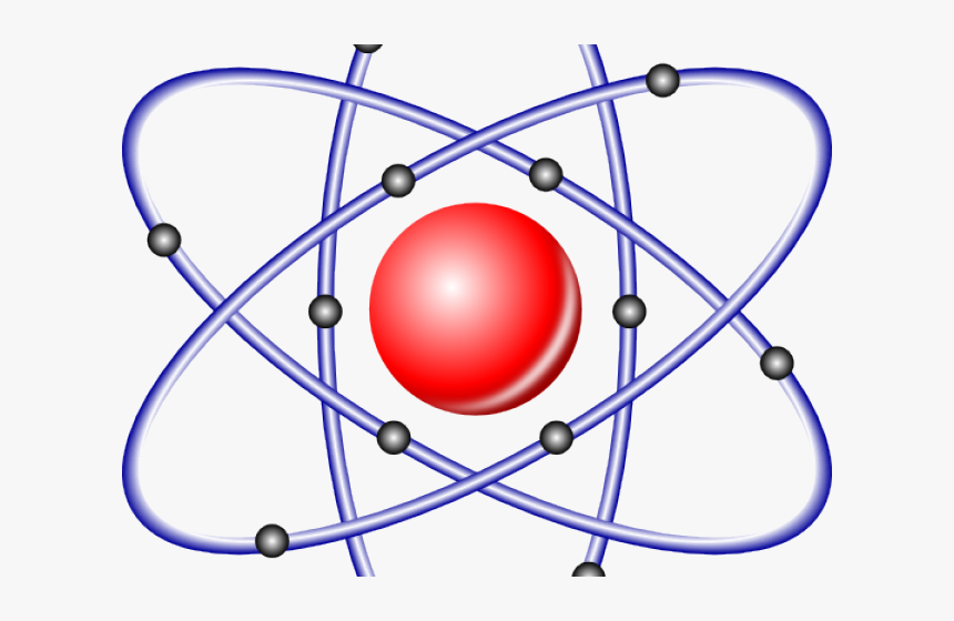 Molecules Clipart Nucleus - Atomic Structure Clipart, HD Png Download