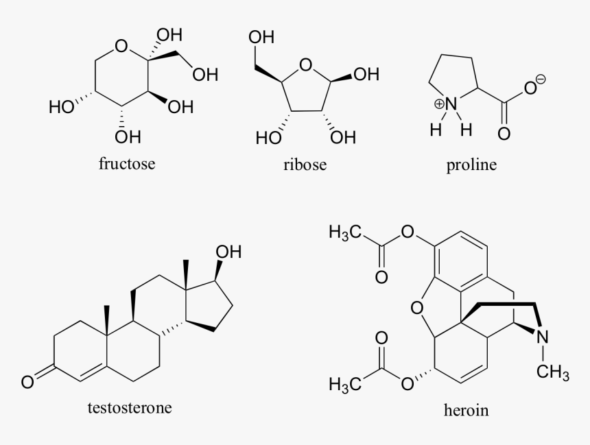 4 Hexagon Organic Molecule, HD Png Download