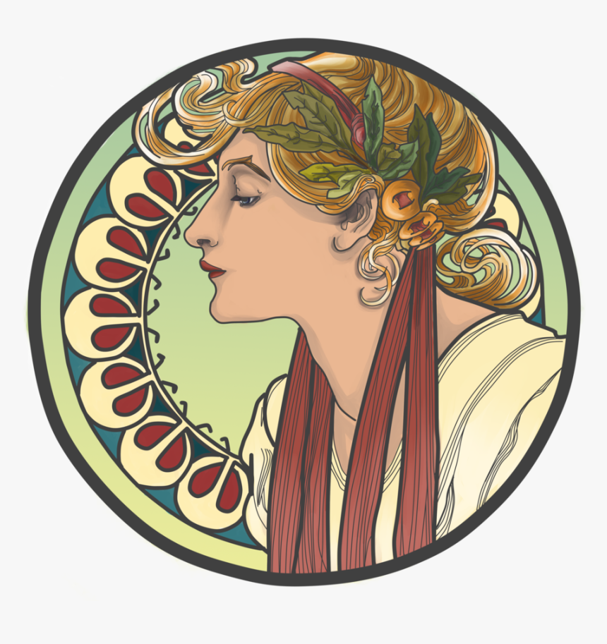 Spirits Of The Grand - Art Nouveau Slides, HD Png Download