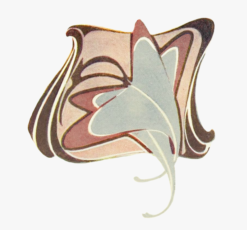 Art Nouveau Ornament - Leather, HD Png Download