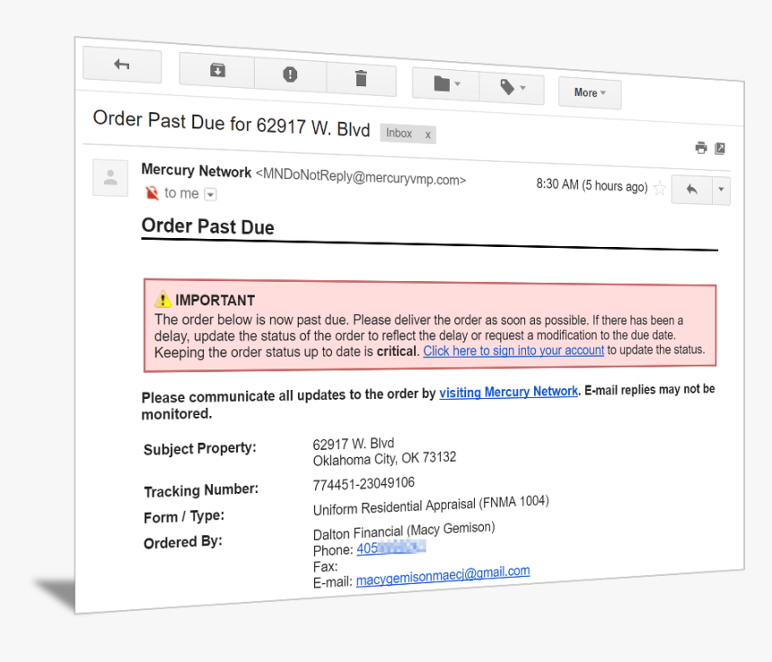 Past Due Order, HD Png Download