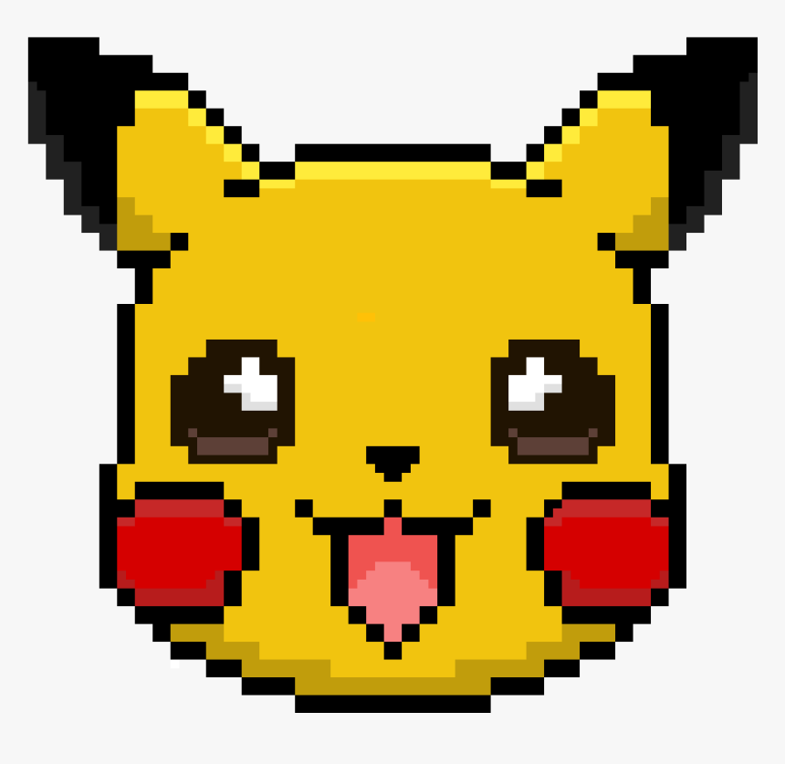 Cute Pikachu Pixel Art, HD Png Download