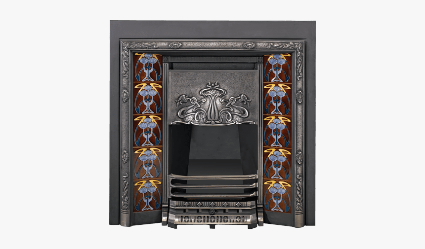 Stovax Art Nouveau Tiled Insert, HD Png Download