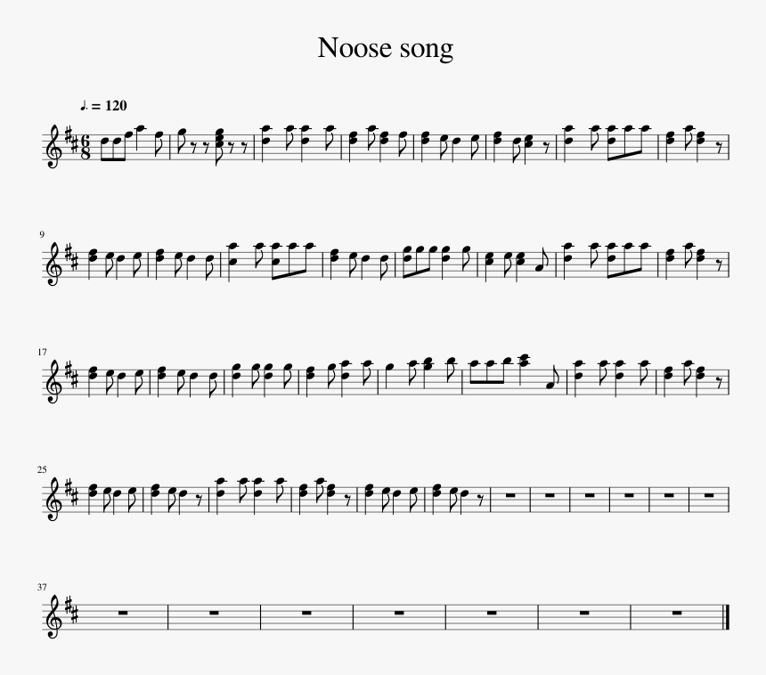 Mii Violin Sheet Music, HD Png Download