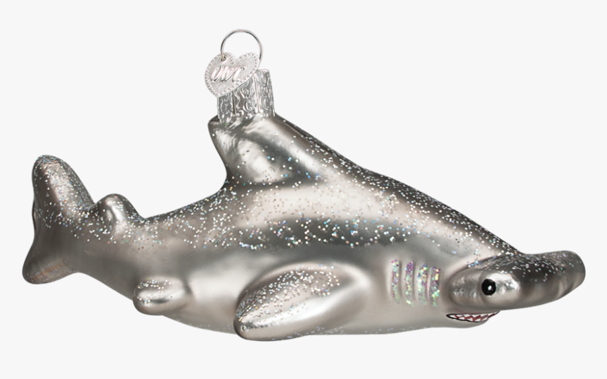 Hammerhead Shark Old World Glass Ornament, HD Png Download