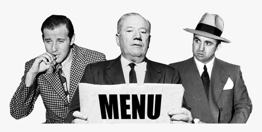Menu-mobster - Monochrome, HD Png Download