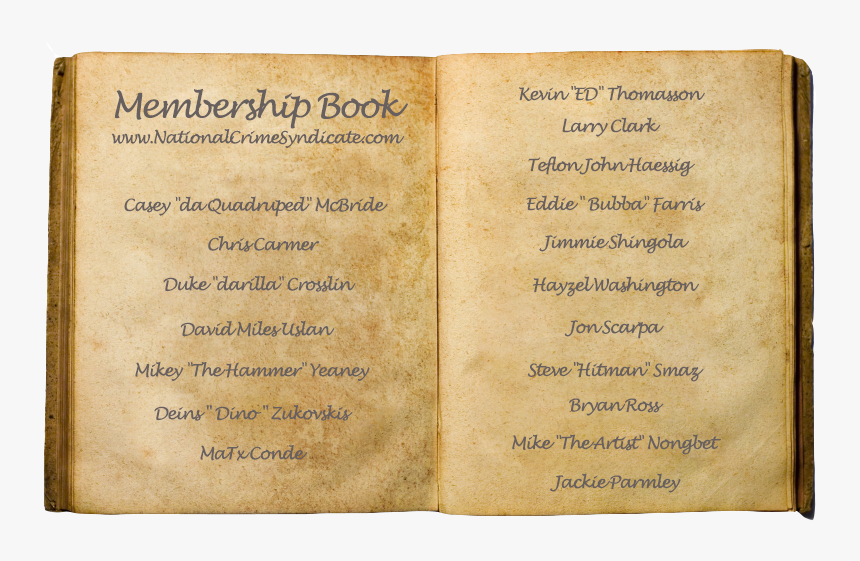 Membership Book - Become A Made Man, HD Png Download
