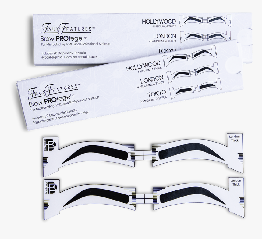 Microblading Eyebrow Stencil, HD Png Download