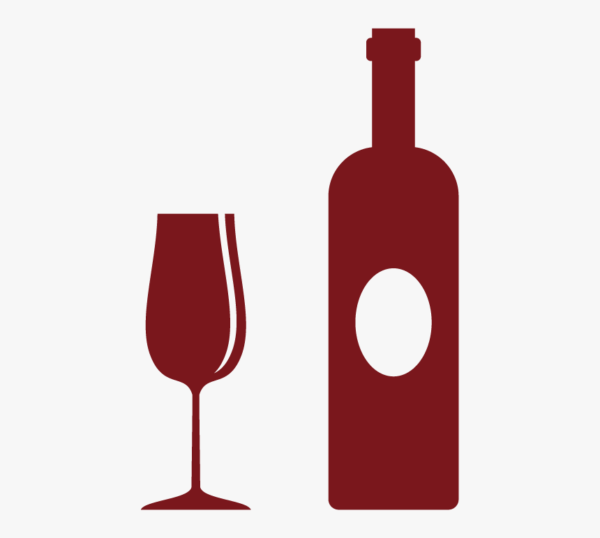Red Wine Wine Glass Bottle - Wine Glass, HD Png Download