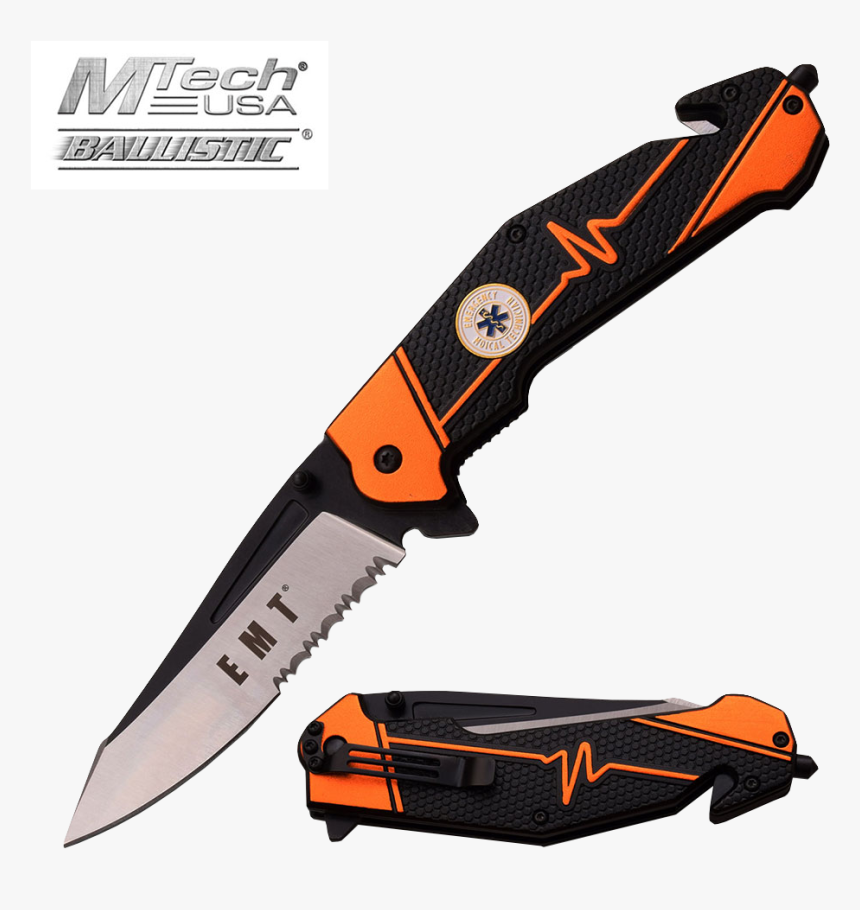 Spring Assisted Emt Knife, HD Png Download