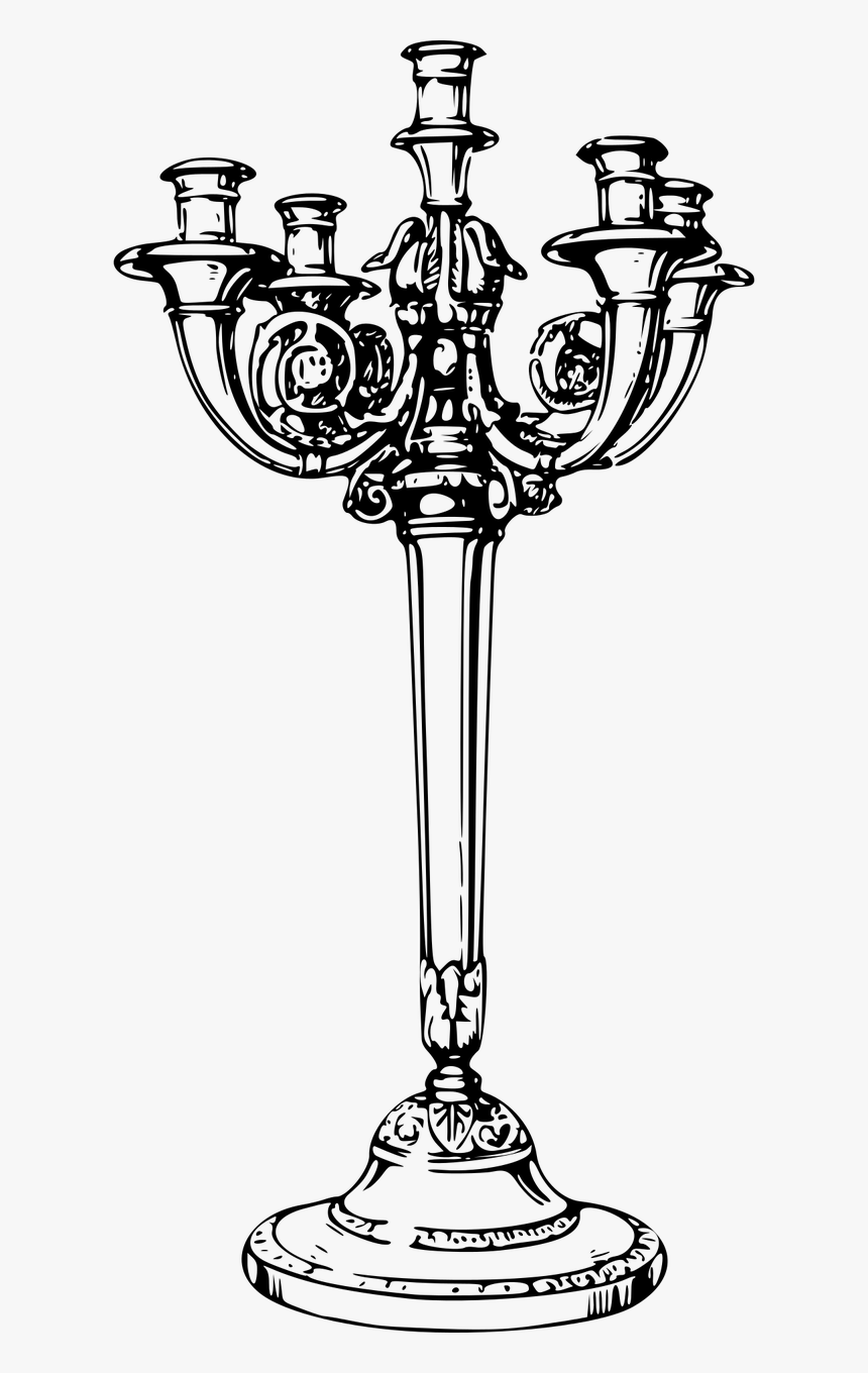 Candelabrum Drawing, HD Png Download