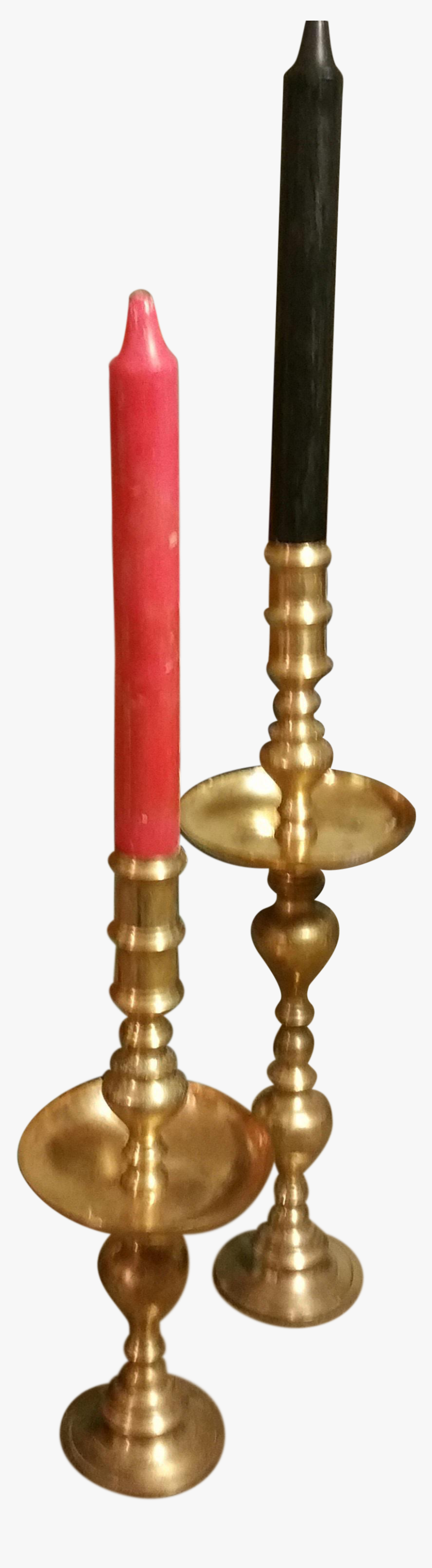 Clip Art Floor Candlestick - Brass, HD Png Download
