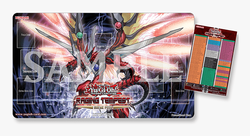 Yugioh Raging Tempest Playmat, HD Png Download
