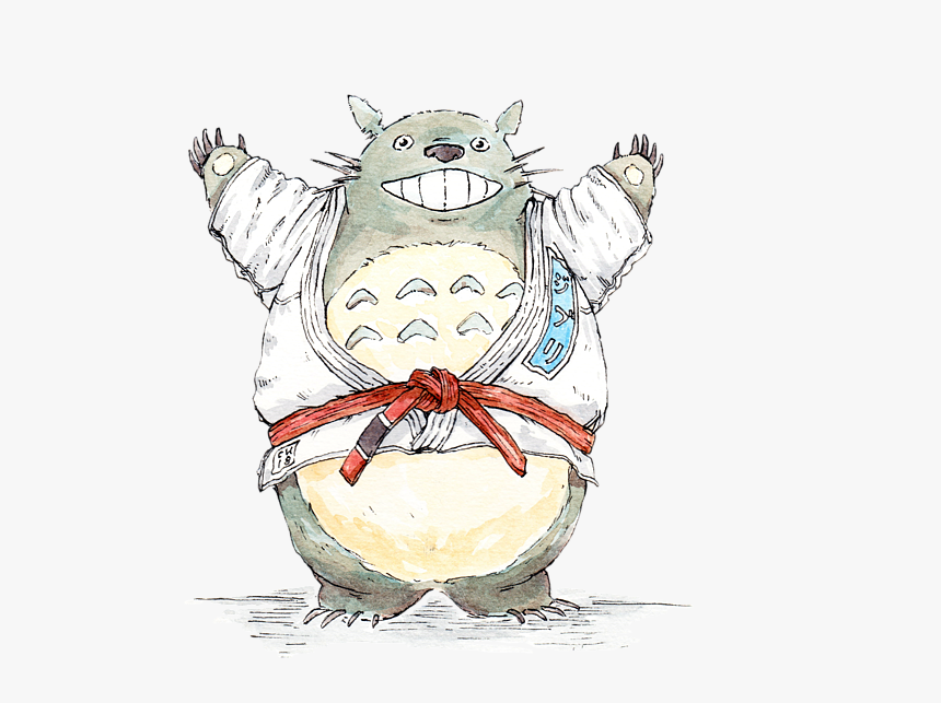 Karate Totoro, HD Png Download