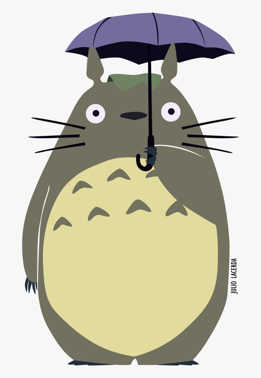 Tonari No Totoro Png Clipart , Png Download - My Neighbor Totoro Black And White, Transparent Png