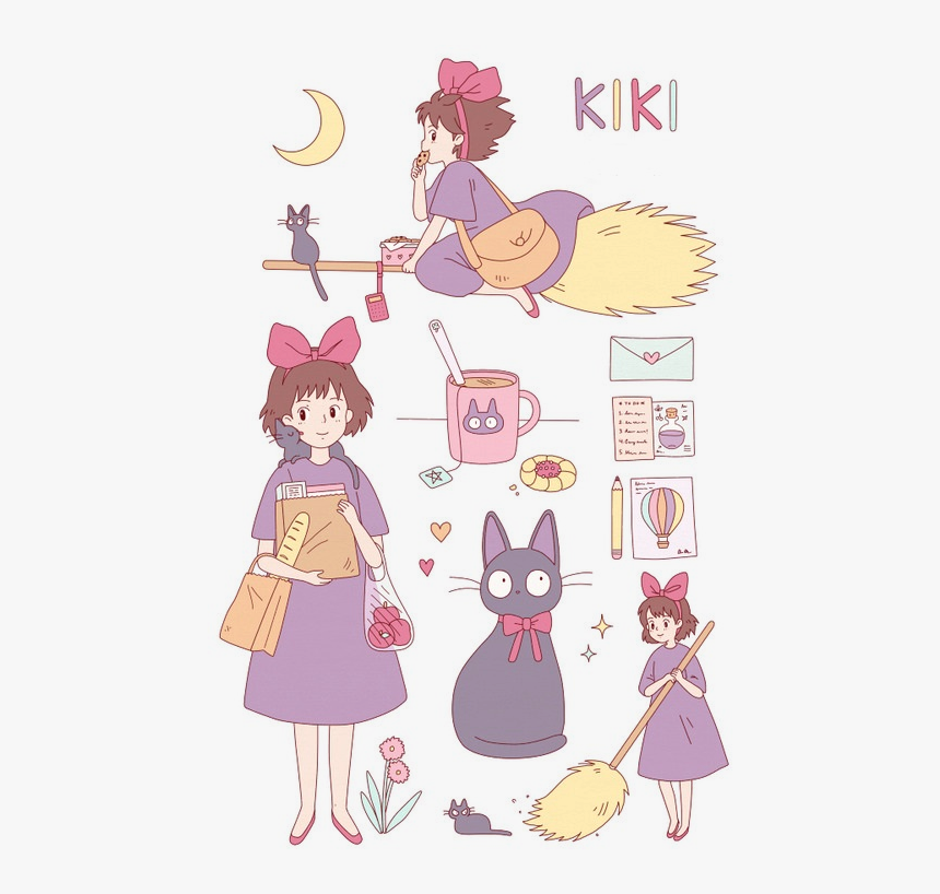 Transparent Totoro Icon Png - Kiki's Delivery Service Reference, Png Download