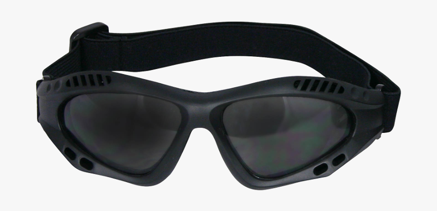 Airsoft Black Safety Glasses Goggles - Glasses, HD Png Download