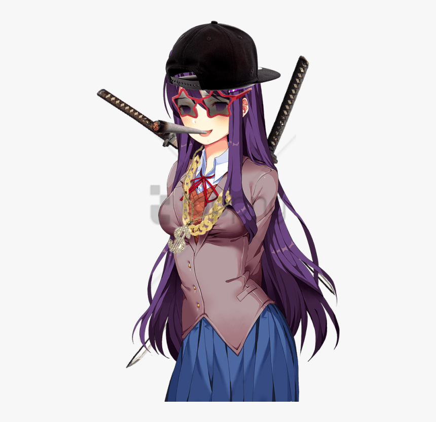 Doki Doki Png - Doki Doki Literature Club Yuri, Transparent Png