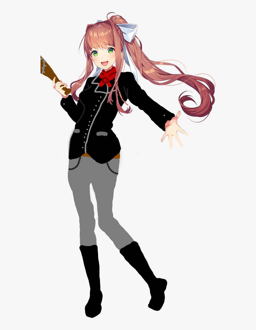 Oc Edited Media Welcome To A Brand New Beginning You - Doki Doki Literature Club Monika, HD Png Download