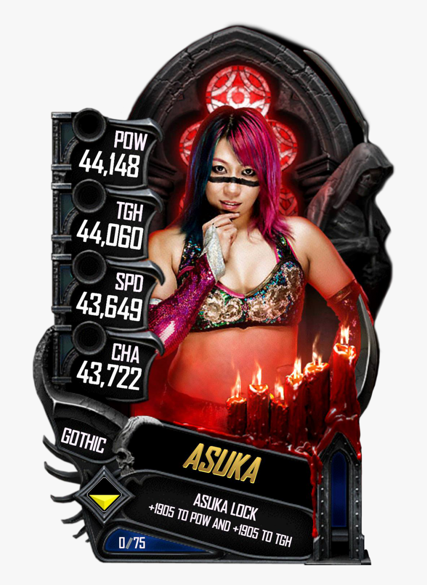 Transparent Asuka Wwe Png - Wwe Supercard Roman Reigns Gothic, Png Download