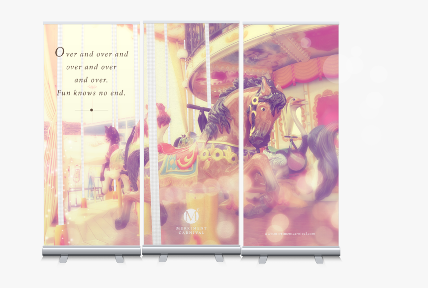 Creative Pull Up Banner Singapore Merriment Carnival - Flyer, HD Png Download