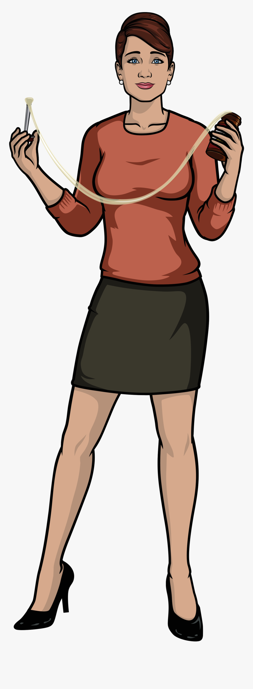 Archer Wiki - Judy Greer Archer, HD Png Download