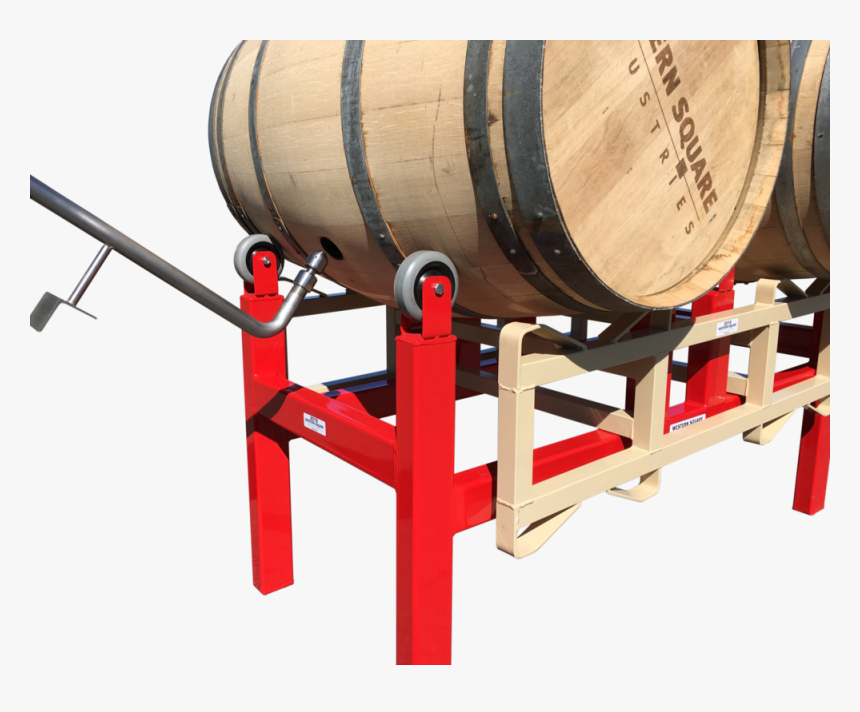 Barrel Washing System With Wand - Wine Barrel Rack With Rollers, HD Png Download