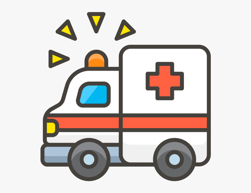 Transparent Ambulance Icon Png Ambulance Emoji, Png Download