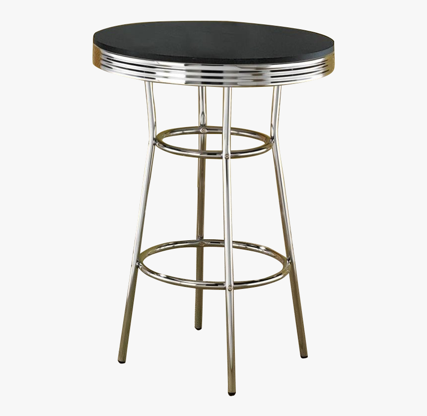 Retro Diner Table And Stools, HD Png Download