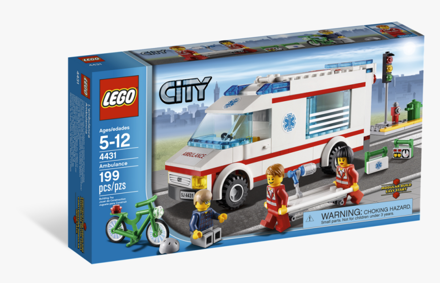 Lego City Hospital Set, HD Png Download