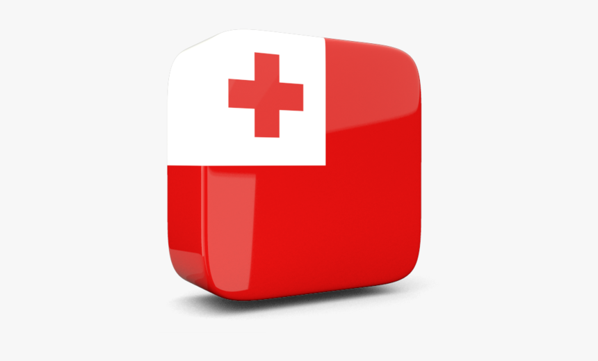 Glossy Square Icon 3d - Cross, HD Png Download