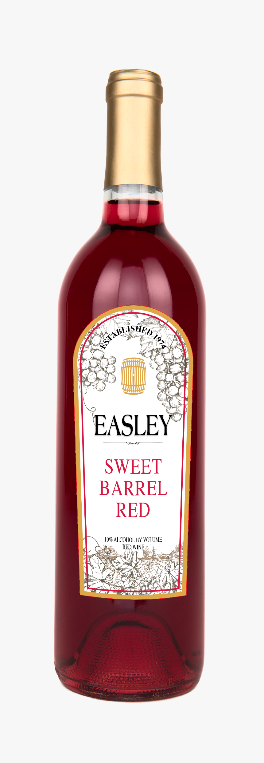 Sweet Barrel Red - Glass Bottle, HD Png Download