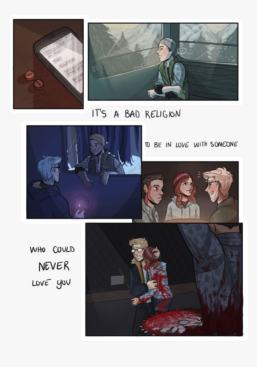 So Here S That Until Dawn/climbing Class Thing I Was - Until Dawn Fanart Climbing Clasd, HD Png Download