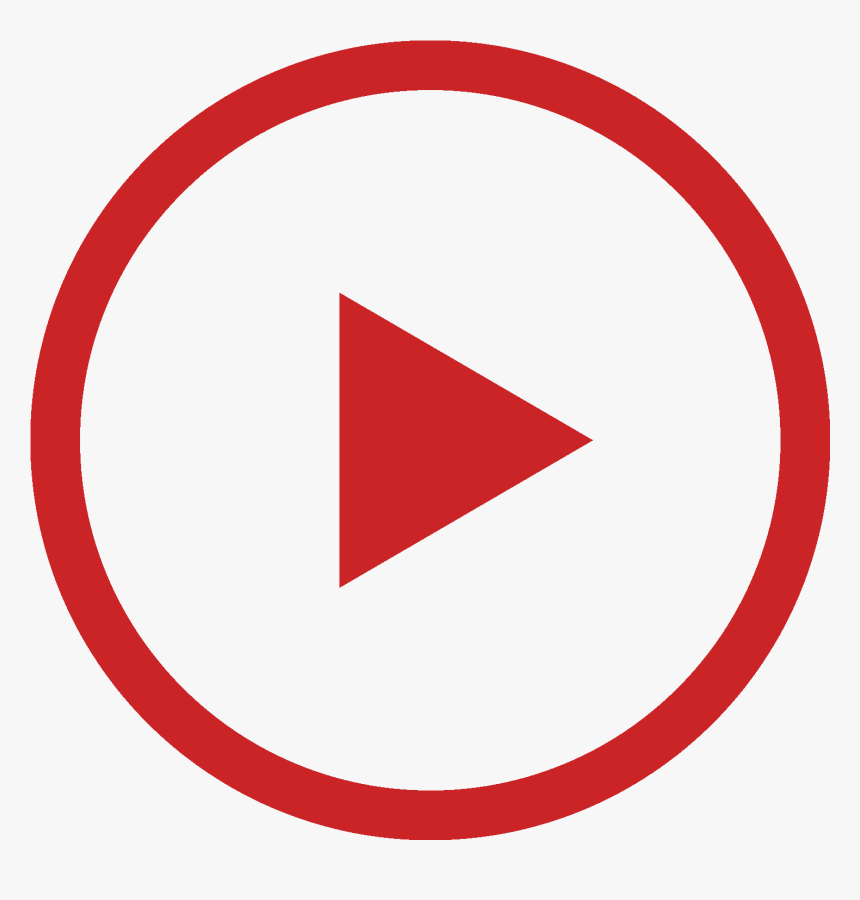 Play Button Red Png, Transparent Png