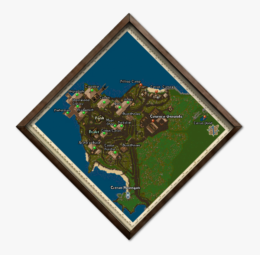 Town Terran Framed768 - Seroja, HD Png Download