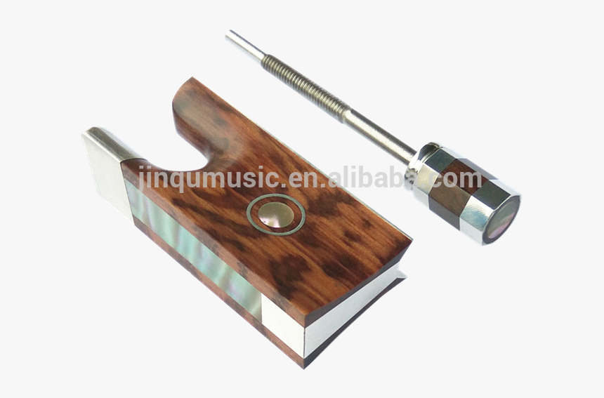 Excellent Violin Snakewood Bow Frog With Silver Mounted - Trowel, HD Png Download
