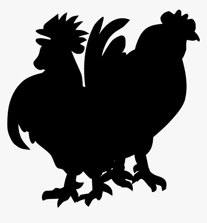 Hen And Rooster Clipart Png, Transparent Png