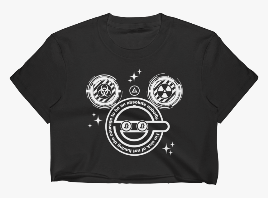 Magic Kingdom Crop Top - Monochrome, HD Png Download