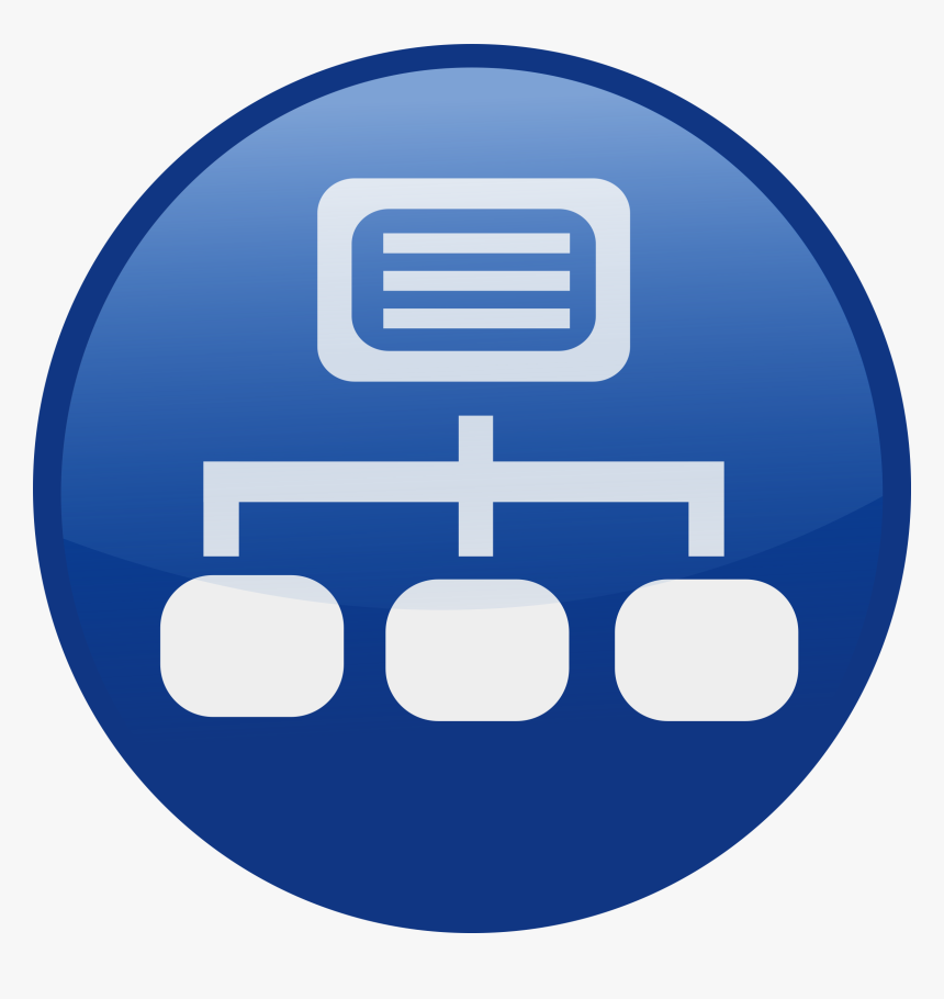 Network-blue Clip Arts - Network Icon, HD Png Download