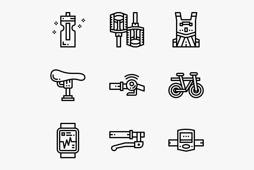 Cycling - Takeaway Icons, HD Png Download