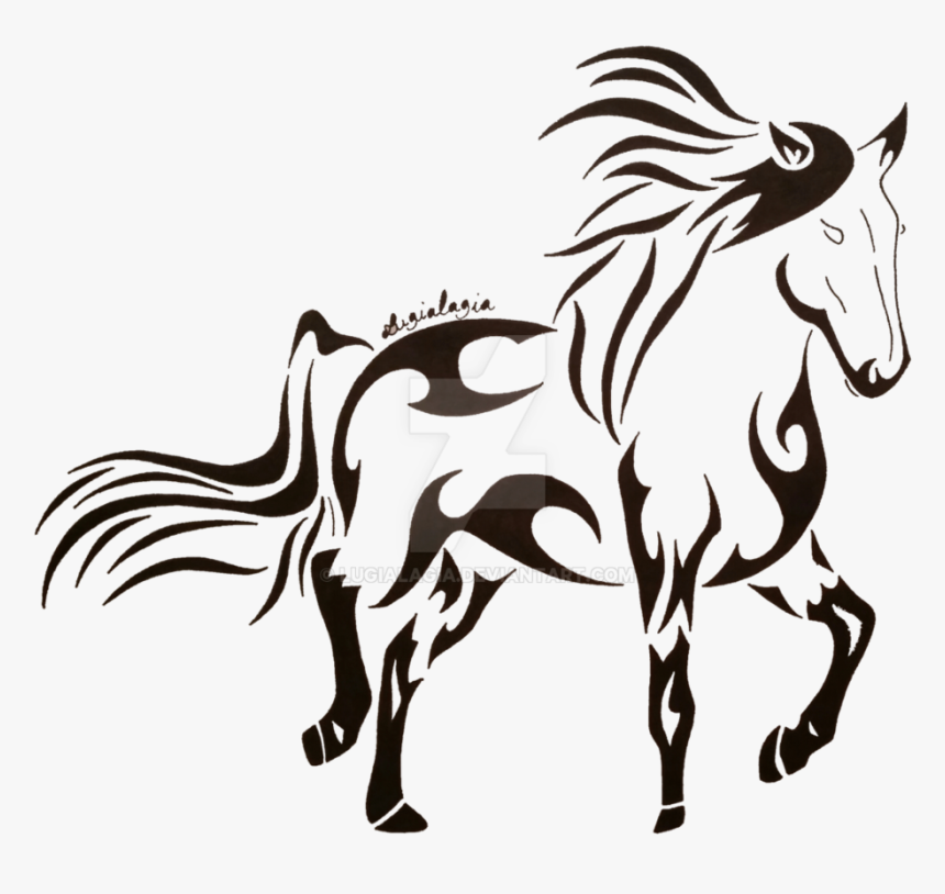 Horse Tribal Png, Transparent Png