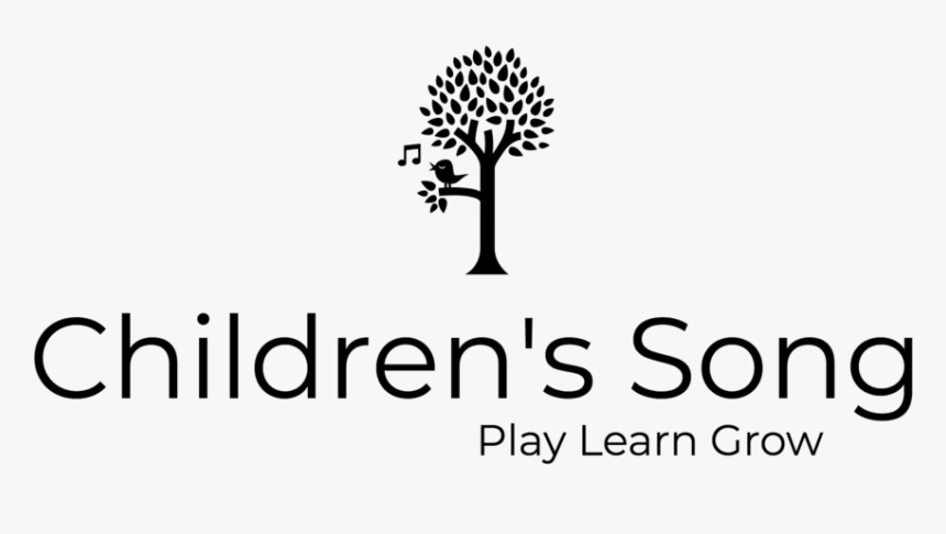 Children S Song Logo Black - Tree, HD Png Download